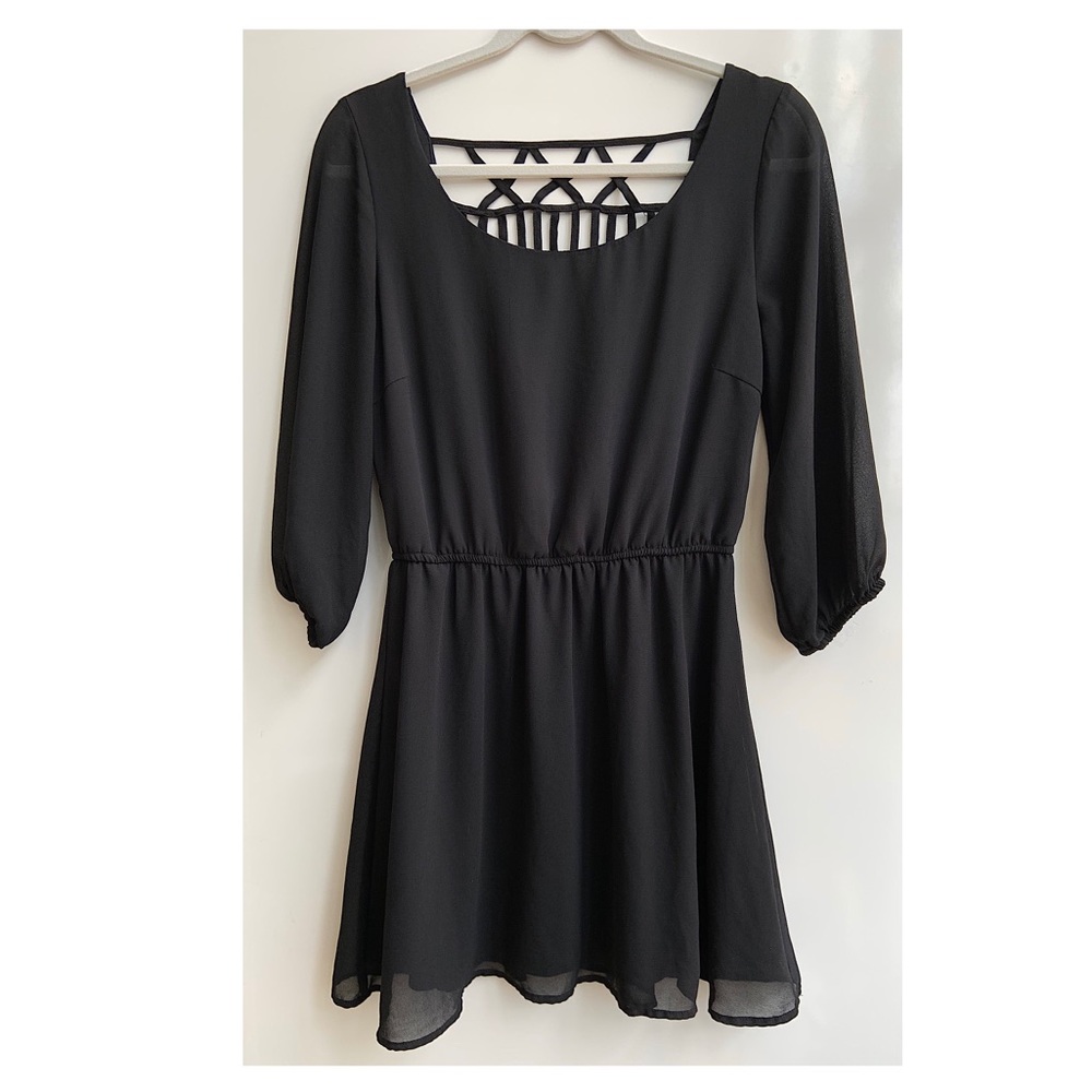 Three Hearts Dress with Back Cut-Outs